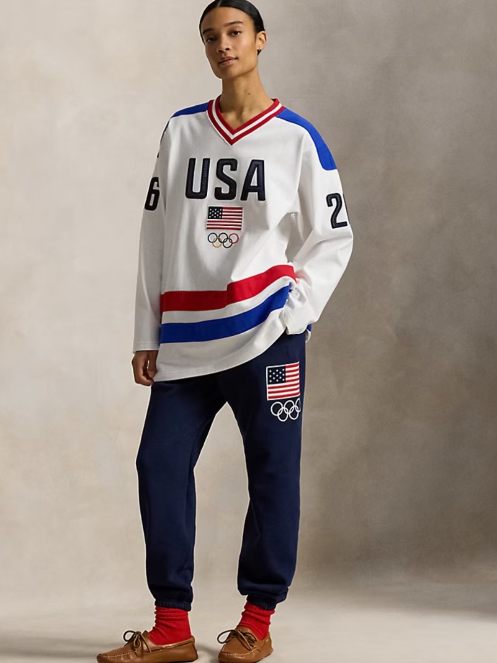 New! RARE & LIMITED Polo Ralph Lauren Oversized Team USA Jersey size S, SX